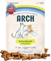 Arch Better Biscuit Peanut Butter Crunchy Dog Treats, 5-oz bag
