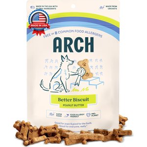 Arch Better Biscuit Peanut Butter Crunchy Dog Treats, 5-oz bag
