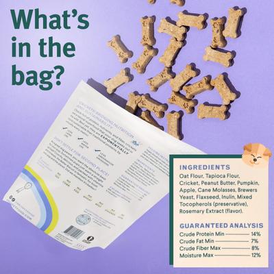 Show full view: Arch Better Biscuit Peanut Butter Crunchy Dog Treats, 5-oz bag slide 5 of 8