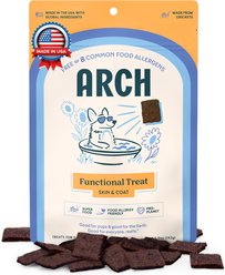 Arch Skin & Coat Health Functional Soft & Chewy Treat Supplement for Dogs, 5-oz bag