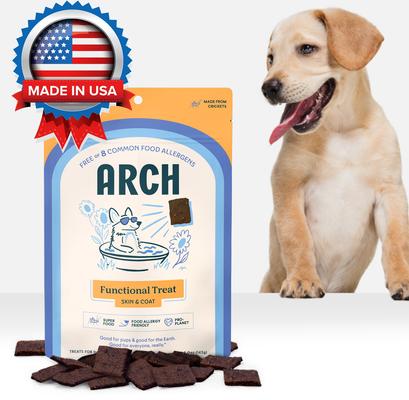 Show full view: Arch Skin & Coat Health Functional Soft & Chewy Treat Supplement for Dogs, 5-oz bag slide 7 of 8