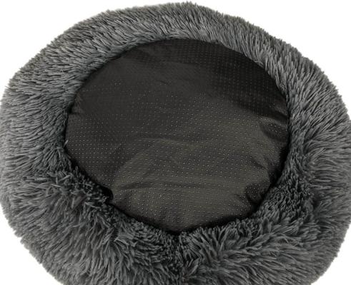 Show full view: Archstone Pets Bolster Round Donut Cat & Dog Bed, Gray, Large slide 5 of 7