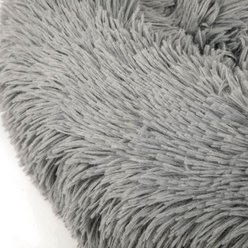 Archstone Pets Bolster Round Donut Cat & Dog Bed, Gray, Medium slide 2 of 6