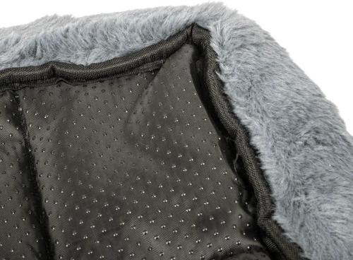 Show full view: Archstone Pets Flat Bolster Rectangular Cat & Dog Crate Bed, Gray, Large slide 4 of 9