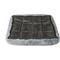 Show in main carousel: Archstone Pets Flat Bolster Rectangular Cat & Dog Crate Bed, Gray, Large slide 5 of 9