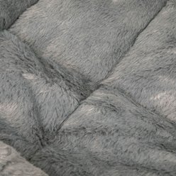 Archstone Pets Flat Bolster Rectangular Cat & Dog Crate Bed, Gray, Small slide 2 of 8