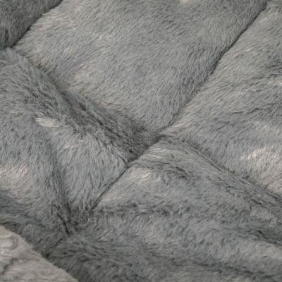 Show full view: Archstone Pets Flat Bolster Rectangular Cat & Dog Crate Bed, Gray, Small slide 2 of 9