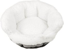 Archstone Pets Round Glove Cat & Dog Bed, Gray, Large