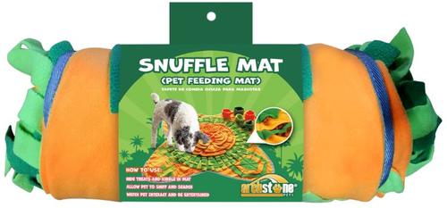 Show full view: Archstone Pets Snuffle Interactive Dog & Cat Feeding Mat, 29 x 29-in, Brown, Green, Yellow slide 6 of 10