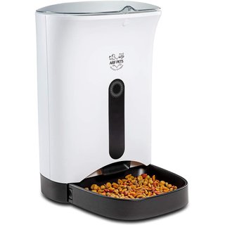 Arf Pets Automatic Dog & Cat Feeder, White, 18-cup slide 1 of 8