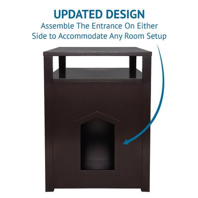 Show full view: Arf Pets Enclosed Table Cat Litter Box slide 4 of 7