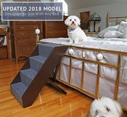 Arf Pets Foldable Dog & Cat Stairs, Black slide 2 of 7