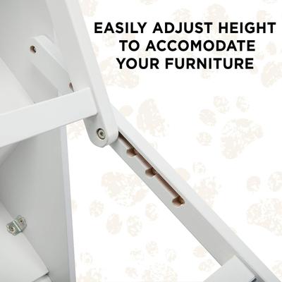 Show full view: Arf Pets Foldable Dog & Cat Stairs, White slide 7 of 10