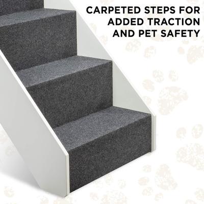Show full view: Arf Pets Foldable Dog & Cat Stairs, White slide 8 of 10