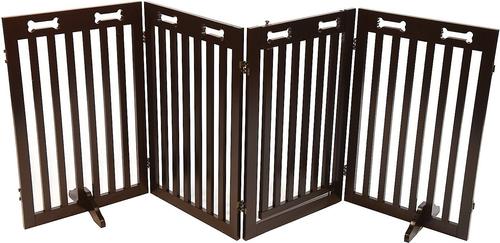 Show full view: Arf Pets Free-Standing Walk-Through Wood Dog & Cat Gate slide 2 of 9