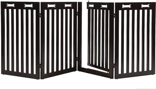 Show full view: Arf Pets Free-Standing Walk-Through Wood Dog & Cat Gate slide 3 of 9