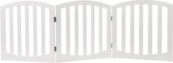 Arf Pets Free-Standing Wood Dog & Cat Gate, White slide 2 of 5