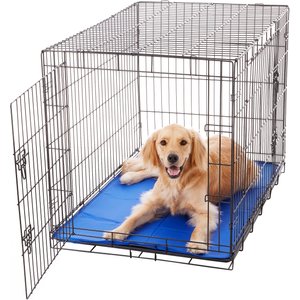 Arf Pets Self-Cooling Solid Gel Dog Crate Mat, 27 x 43 in
