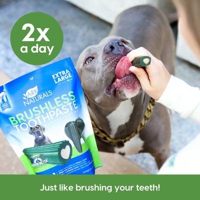 Show full view: Ark Naturals Brushless Toothpaste Dog Dental Treats, X-Large, 24-oz bag slide 8 of 11