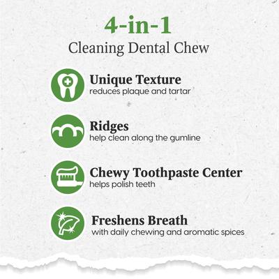 Show full view: Ark Naturals Brushless Toothpaste Large Dental Dog Treats, 18-oz bag, count varies slide 6 of 11