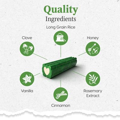 Show full view: Ark Naturals Brushless Toothpaste Large Dental Dog Treats, 54-oz box, 40 count slide 9 of 12