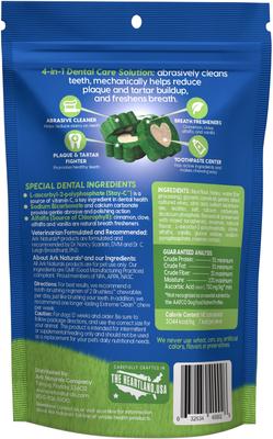 Show full view: Ark Naturals Brushless Toothpaste Mini Dental Dog Treats, 4-oz bag, bundle of 2 slide 3 of 11