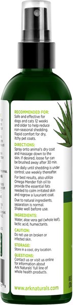Show full view: Ark Naturals Don't Shed On Me! Dog & Cat Spray, 8-fl oz bottle slide 2 of 7