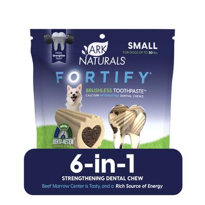 Show full view: Ark Naturals Fortify Brushless Toothpaste Small Dental Dog Treats, 12-oz bag slide 1 of 9