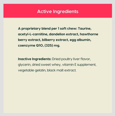 Show full view: Ark Naturals Gray Muzzle Heart Health Senior Dog Chews, 4-oz bag, 60 count slide 7 of 11