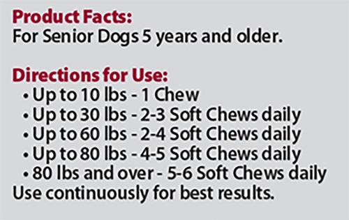 Show full view: Ark Naturals Gray Muzzle Heart Health Senior Dog Chews, 4-oz bag, 60 count slide 10 of 11
