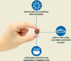 Ark Naturals Happy Traveler Soft Chew Calming Supplement for Dogs & Cats, 75 count slide 2 of 8