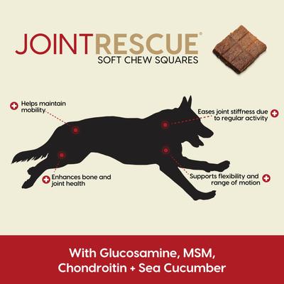 Show full view: Ark Naturals Joint Rescue Beef Flavored Soft Chew Joint Supplement for Dogs, 9-oz bag slide 3 of 10