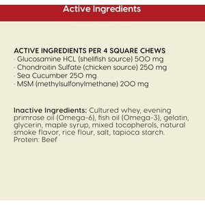 Ark Naturals Joint Rescue Beef Flavored Soft Chew Joint Supplement for Dogs, 9-oz bag