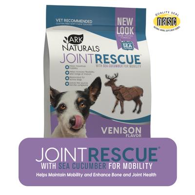 Show full view: Ark Naturals Joint Rescue Venison Flavor Soft Chew Joint Supplement for Dogs, 9-oz bag slide 1 of 9