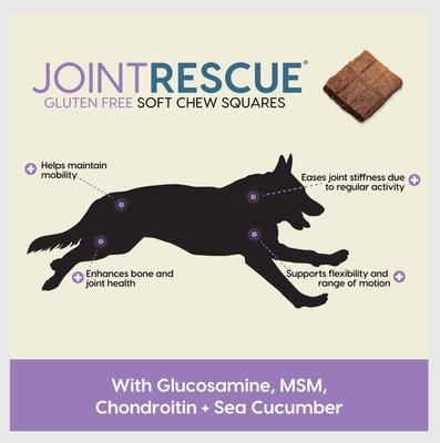 Show full view: Ark Naturals Joint Rescue Venison Flavor Soft Chew Joint Supplement for Dogs, 9-oz bag slide 3 of 9