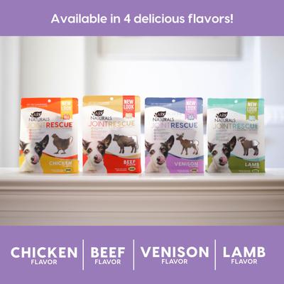 Show full view: Ark Naturals Joint Rescue Venison Flavor Soft Chew Joint Supplement for Dogs, 9-oz bag slide 7 of 9
