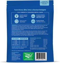 Ark Naturals Kiss Me-Ow Cleaning Tuna Dental Chews Crunchy Cat Treats, 6-oz bag slide 2 of 4
