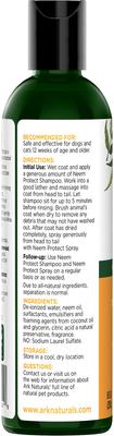 Show full view: Ark Naturals Neem Protect Dog & Cat Shampoo, 8-fl oz bottle slide 2 of 7