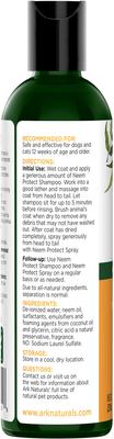 Show full view: Ark Naturals Neem Protect Shampoo, 8-fl oz bottle + Dog & Cat Spray, 8-fl oz bottle slide 3 of 9