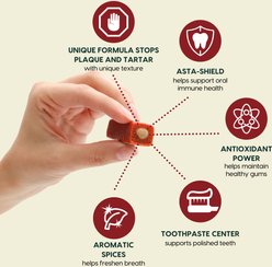 Ark Naturals Protection+ Brushless Toothpaste Small Dental Dog Treats, 60 count slide 2 of 7