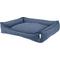 Show in main carousel: Arlee Home & Pet Cresent Lounger Orthopedic Eco-Friendly Memory Foam Bolster Dog & Cat Bed, Blue, 41 x 32 x 11-in slide 4 of 11