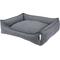 Show in main carousel: Arlee Home & Pet Cresent Lounger Orthopedic Eco-Friendly Memory Foam Bolster Dog & Cat Bed, Gray, 26 x 21 x 8-in slide 4 of 11