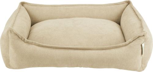 Show full view: Arlee Home & Pet Cresent Lounger Orthopedic Eco-Friendly Memory Foam Bolster Dog & Cat Bed, Safari, 26 x 21 x 8-in slide 3 of 11