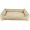 Show in main carousel: Arlee Home & Pet Cresent Lounger Orthopedic Eco-Friendly Memory Foam Bolster Dog & Cat Bed, Safari, 34 x 27 x 9-in slide 3 of 10