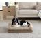 Show in main carousel: Arlee Home & Pet Orthopedic Pillow Topper Dog Bed, Mushroom, Small slide 1 of 6