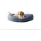 Show in main carousel: Arlee Home & Pet Orbit Orthopedic Durable Eco-Friendly Memory Foam Bolster Dog & Cat Bed, Blue, 40 x 29 x 10-in slide 2 of 11