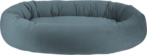 Show full view: Arlee Home & Pet Orbit Orthopedic Durable Eco-Friendly Memory Foam Bolster Dog & Cat Bed, Blue, 50 x 34 x 11-in slide 3 of 11