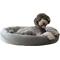 Show in main carousel: Arlee Home & Pet Orbit Orthopedic Durable Eco-Friendly Memory Foam Bolster Dog & Cat Bed, Gray, 50 x 34 x 11-in slide 2 of 11