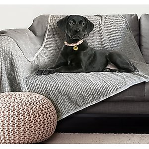 Arlee Home & Pet Waterproof Dog & Cat Throw Blanket, 60 x 70 x 0.5-in, Charcoal