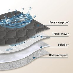 Arlee Home & Pet Waterproof Dog & Cat Throw Blanket, 60 x 70 x 0.5-in, Cream slide 2 of 8